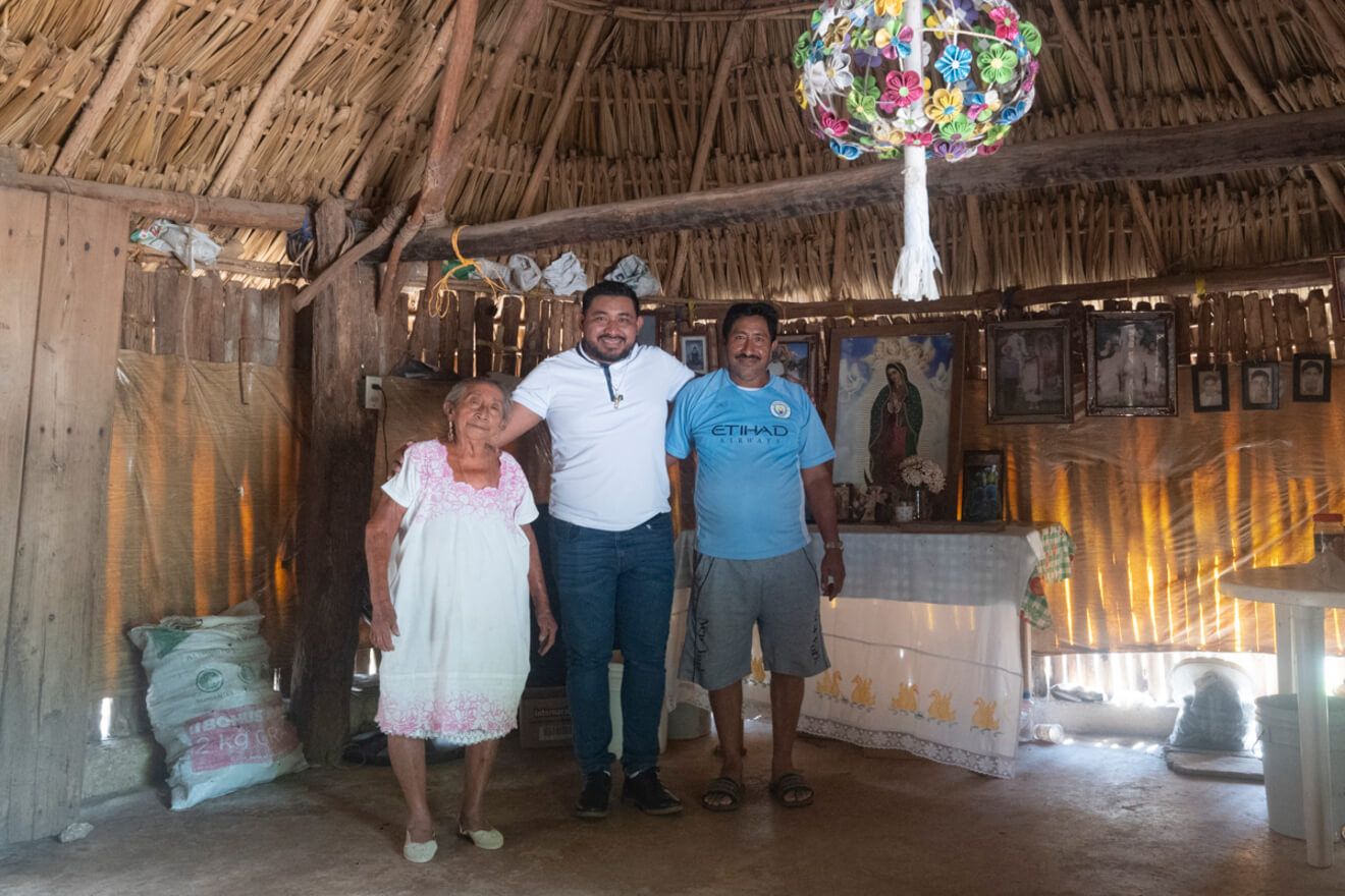 Activité avec une famille maya et expérience au Cénote Chenxunan