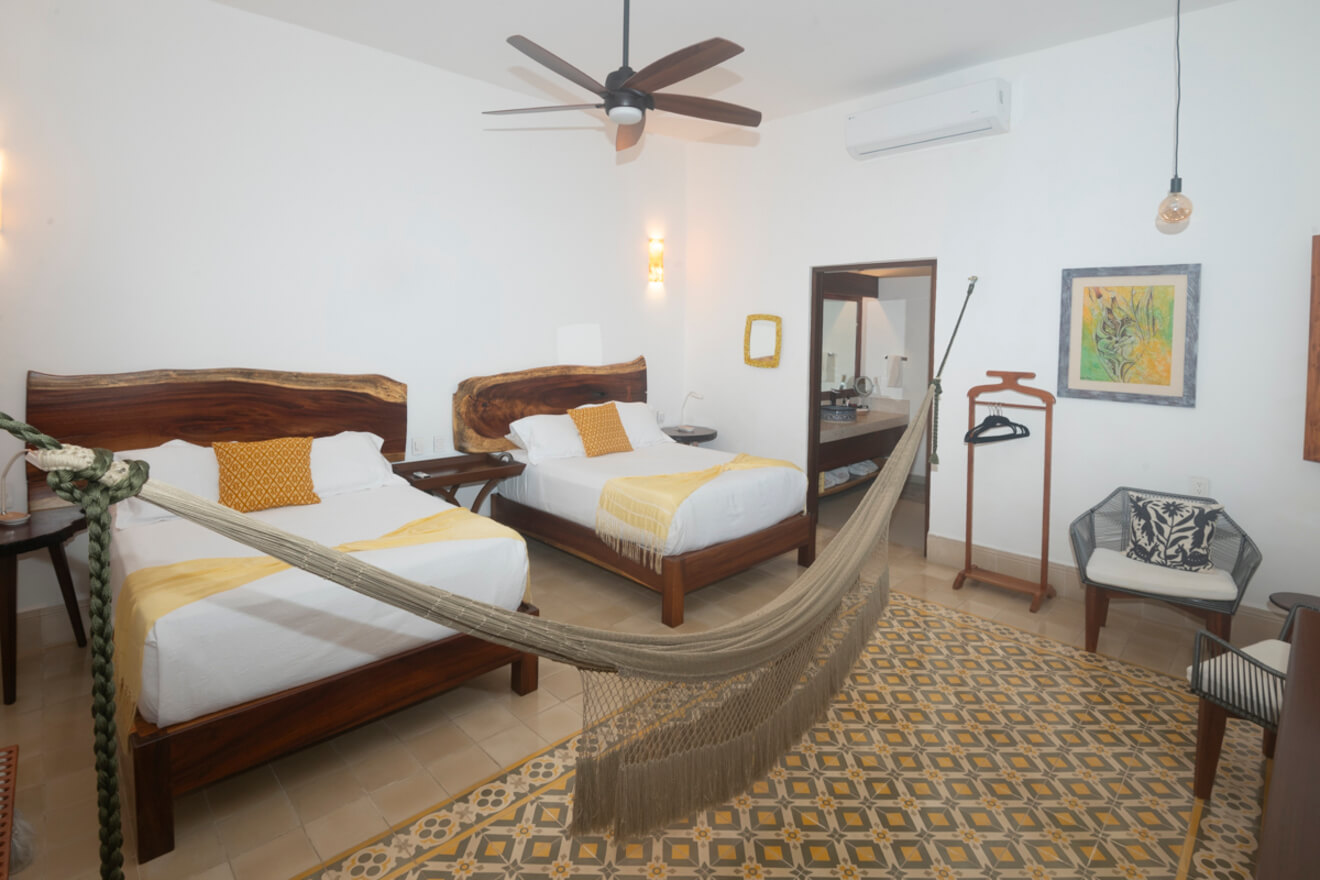 Chambre Supérieure accessible avec 2 lits doubles