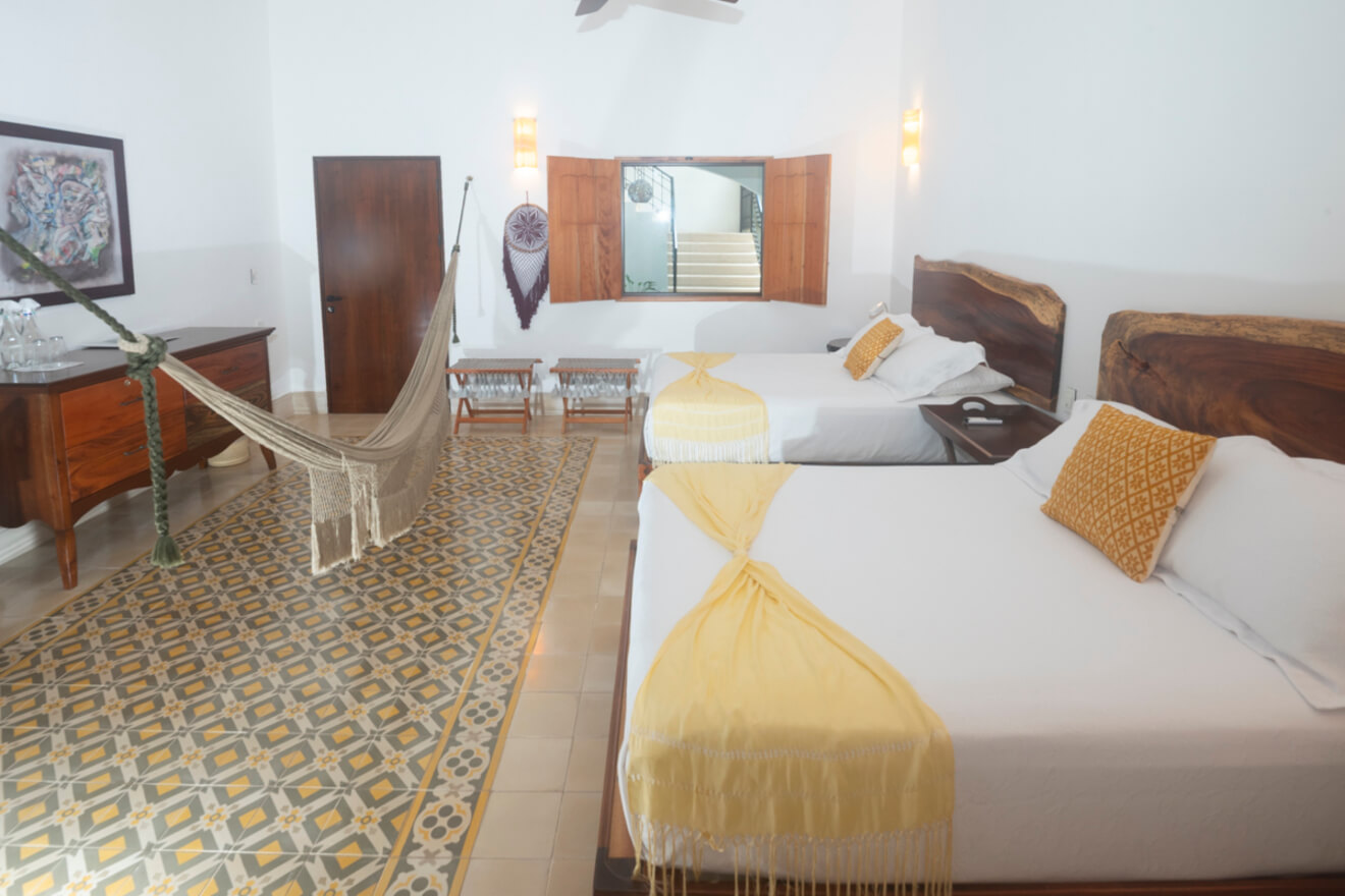 Chambre Supérieure accessible avec 2 lits doubles