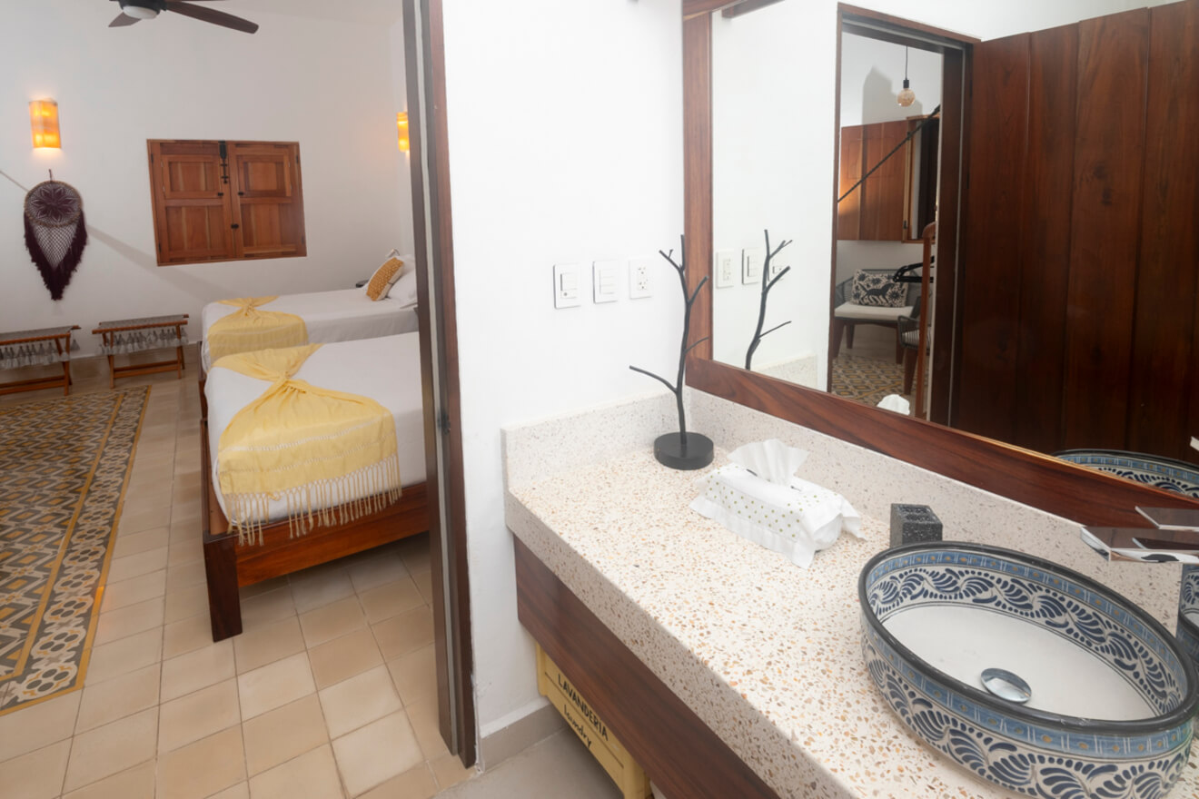 Chambre Supérieure accessible avec 2 lits doubles